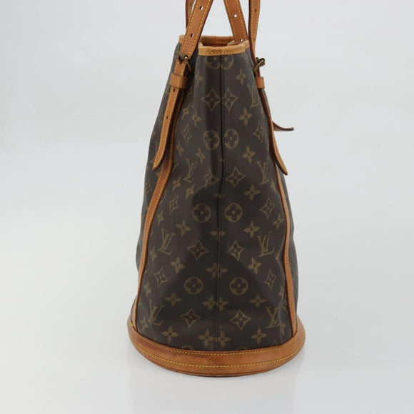 LOUIS VUITTON Monogram Bucket GM Shoulder Bag M42236 LV Auth bs34385