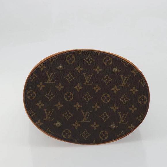 LOUIS VUITTON Monogram Bucket GM Shoulder Bag M42236 LV Auth bs34385