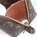 LOUIS VUITTON Monogram Trousse Demi Ronde Cosmetic Pouch M47520 LV Auth bs34389-12