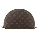 LOUIS VUITTON Monogram Trousse Demi Ronde Cosmetic Pouch M47520 LV Auth bs34389-13