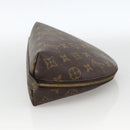 LOUIS VUITTON Monogram Trousse Demi Ronde Cosmetic Pouch M47520 LV Auth bs34389-4