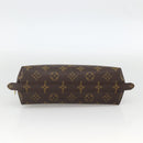 LOUIS VUITTON Monogram Trousse Demi Ronde Cosmetic Pouch M47520 LV Auth bs34389-6