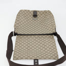 GUCCI GG Supreme Shoulder Bag PVC Beige Silver 141194 Auth bs34393-18