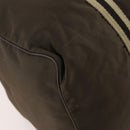 GUCCI Boston Bag Nylon Khaki Silver 012 8657 3754 Auth bs34394-12