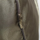 GUCCI Boston Bag Nylon Khaki Silver 012 8657 3754 Auth bs34394-6