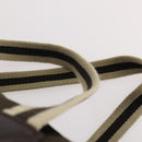 GUCCI Boston Bag Nylon Khaki Silver 012 8657 3754 Auth bs34394-9