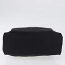GUCCI Bamboo Hand Bag Nylon Black Silver 002 3754 0506 Auth bs34395-5