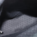 GUCCI Bamboo Hand Bag Nylon Black Silver 002 3754 0506 Auth bs34395-11