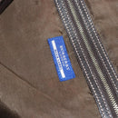 BURBERRY Nova Check Blue Label Hand Bag Canvas Brown Silver Auth bs34399-17