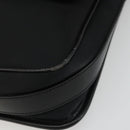 BURBERRY Shoulder Bag Nylon Black Silver Auth bs34401-9