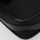 BURBERRY Shoulder Bag Nylon Black Silver Auth bs34401-14