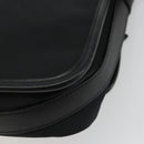 BURBERRY Shoulder Bag Nylon Black Silver Auth bs34401-15