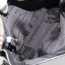BURBERRY Shoulder Bag Nylon Black Silver Auth bs34401-11