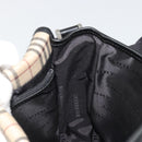 BURBERRY Shoulder Bag Nylon Black Silver Auth bs34401-18
