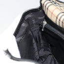 BURBERRY Shoulder Bag Nylon Black Silver Auth bs34401-19