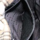 BURBERRY Shoulder Bag Nylon Black Silver Auth bs34401-12