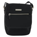 BURBERRY Shoulder Bag Nylon Black Silver Auth bs34401-13