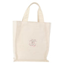 CHANEL Tote Bag Canvas Beige Silver CC Auth bs34402A-3