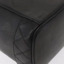 CHANEL Bicolore Vanity Handtasche Leder Schwarz Gold CC Auth bs34409-15