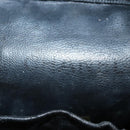 CHANEL Bicolore Vanity Handtasche Leder Schwarz Gold CC Auth bs34409-18