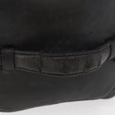 CHANEL Bicolore Vanity Hand Bag Leather Black Gold CC Auth bs34409-7