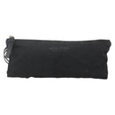 BOTTEGA VENETA Pouch Nylon Black Silver Auth bs34412-13