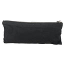 BOTTEGA VENETA Pouch Nylon Black Silver Auth bs34412-2