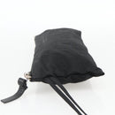 BOTTEGA VENETA Pouch Nylon Black Silver Auth bs34412-4