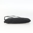 BOTTEGA VENETA Pouch Nylon Black Silver Auth bs34412-5