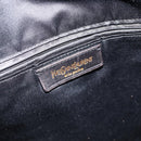 SAINT LAURENT Y Mail Tote Bag Leather Silver 188651 Auth bs34419-17