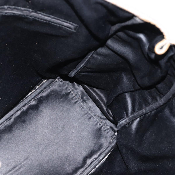 SAINT LAURENT Y Mail Tote Bag Leather Silver 188651 Auth bs34419