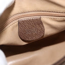 GUCCI GG Supreme Web Sherry Line Shoulder Bag PVC Beige Gold Auth bs34427-18