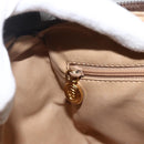 GUCCI GG Supreme Web Sherry Line Shoulder Bag PVC Beige Gold Auth bs34427-21