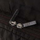 LOEWE Business Bag Nylon 2way Brown Silver Auth bs34429-11