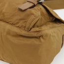 PRADA Shoulder Bag Nylon Brown Silver Auth bs34431-15