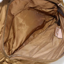 PRADA Shoulder Bag Nylon Brown Silver Auth bs34431-29