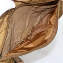 PRADA Shoulder Bag Nylon Brown Silver Auth bs34431-11
