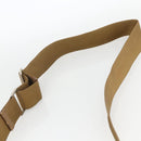 PRADA Shoulder Bag Nylon Brown Silver Auth bs34431-14