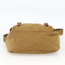 PRADA Shoulder Bag Nylon Brown Silver Auth bs34431-5