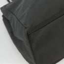 PRADA Hand Bag Nylon Gray Silver Auth bs34432-14