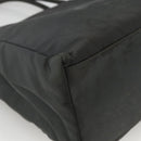 PRADA Hand Bag Nylon Gray Silver Auth bs34432-16