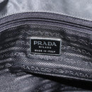 PRADA Hand Bag Nylon Gray Silver Auth bs34432-10