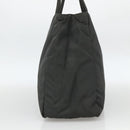 PRADA Hand Bag Nylon Gray Silver Auth bs34432-4