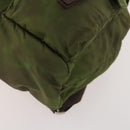 PRADA Backpack Nylon Green Silver Auth bs34433-16