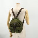 PRADA Backpack Nylon Green Silver Auth bs34433-30