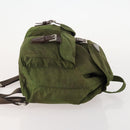 PRADA Backpack Nylon Green Silver Auth bs34433-3