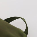 PRADA Backpack Nylon Green Silver Auth bs34433-14
