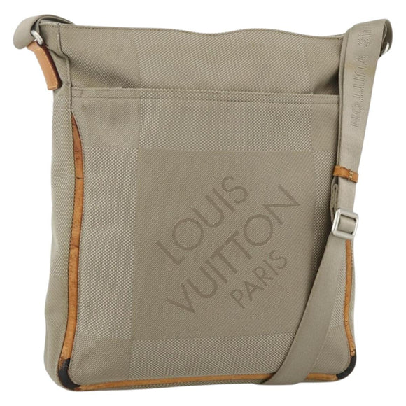 LOUIS VUITTON Damier Geant Compignon Messenger Bag Gray M93046 LV Auth bs34434
