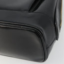 GUCCI Tote Bag Patent leather Black Gold Auth bs34437-9