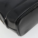 GUCCI Tote Bag Patent leather Black Gold Auth bs34437-16
